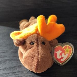 Retired Chocolate Beanie baby with tag. Ty brand, Rare Beanie baby PVC